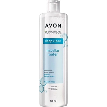 Avon Nutraeffects micelární čisticí pleťová voda s vitaminem E a výtažky z mořských řas 400 ml