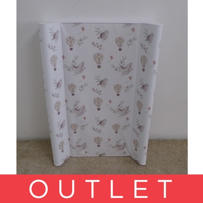 Ceba Baby Podložka 2-hranná s pevnou deskou Ultra Light Happy Birds 50 x 70 – Zboží Dáma