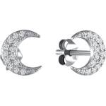 Silenti Jewelry Сребърни обеци "Половин Луна