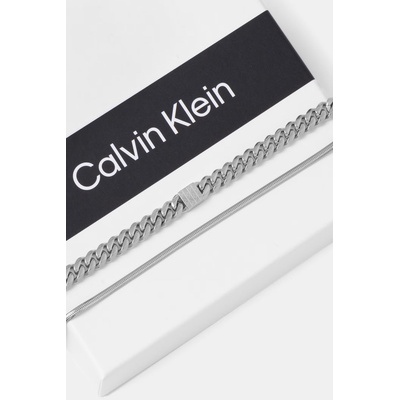 Calvin Klein гривна мъжка от неръждаема стомана 2 броя (35100091)