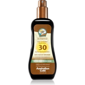 Australian Gold Spray Gel Sunscreen With Instant Bronzer тониращ защитен гел SPF 30 237ml