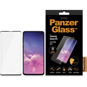 Panzer Стъклен протектор PanzerGlass за Samsung Galaxy S10 Fingerprint CaseFriendly - Черен