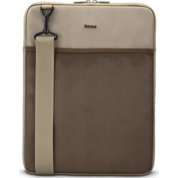 Hama To Go, obal na notebook, pre uhlopriečku 40-41 cm 15,6-16,2, popruh na rameno, béžový/hnedý 222073