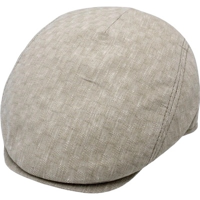 Fiebig Headwear since 1903 lněná letní bekovka béžová