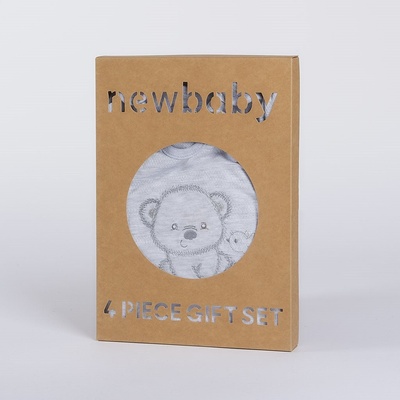 New Baby Dojčenská súprava do pôrodnice For Sweet Bear sivá