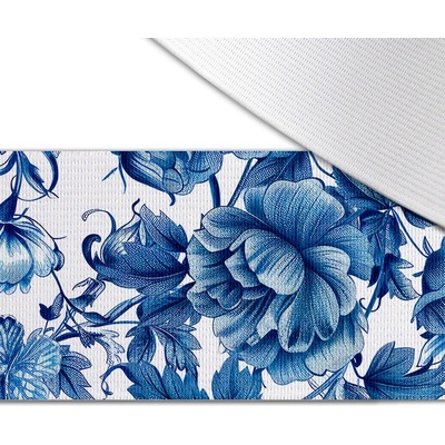 Takoy Guma s potlačou 4 cm blue flowers