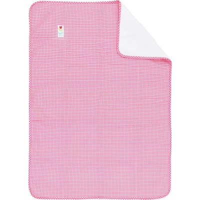 Tiseco Home Studio Ružovo-biela prikrývka do detskej postieľky 100x150