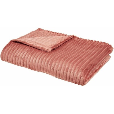 TODAY pléd Ribbed Terracotta 150x200