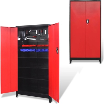HABA Шкаф за инструменти с 2 врати, стомана, 90x40x180 cм (V20158)