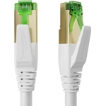 KabelDirekt - Cat 7 network cable, break-proof - 15m - 10 Gigabit LAN cable & Ethernet cable, available in 0.25-30m (patch cable for high-speed networks, PC, switch/router/modem, RJ45, white) - 1806