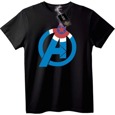 NOONEBRAND Тениска лого на Avengers - 5XL, White