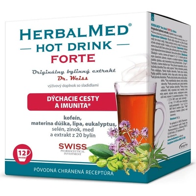 HERBALMED® Hot drink FORTE Dr. Weiss 12 vrecúšok