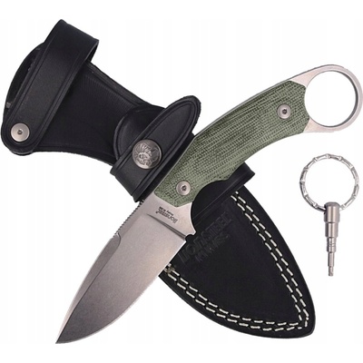 LionSTEEL H2 CVG Canvas Micarta Handle Stonewash