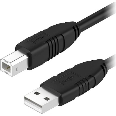 AlzaPower APW-CBUAB100B LinkCore USB A-B, 1m, černý