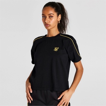 Image 1 of SikSilk Тениска SikSilk Women's Regular Fit T-Shirt - Black