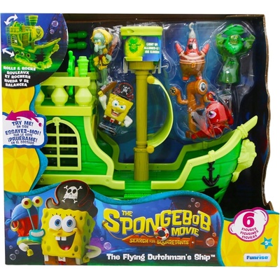 Funrise SpongeBob létající loď Sada figurek 6 ks