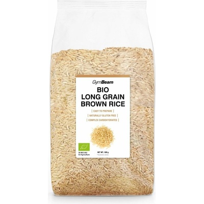GymBeam BIO Ryža dlhozrnná natural 0,5 kg