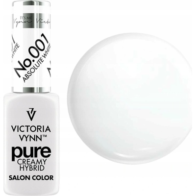 Victoria Vynn hybridní lak Pure Creamy Hybrid 001 Absolute White 8 ml