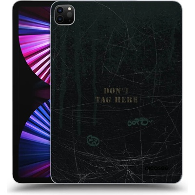 Picasee silikónový čierny obal pre Apple iPad Pro 11" 2021 3.gen DON´T TAG