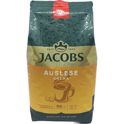 prevaha arabiky Jacobs Auslese Crema zrnková 1000 g