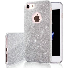 TFO Glitter pouzdro 3v1 pro iPhone 16e stříbrné