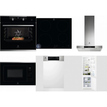 Set Electrolux KODEC75X2 + LIR60433B + LFT426X + LMS4253TMX + EEM43300IX + LNT3LF18S