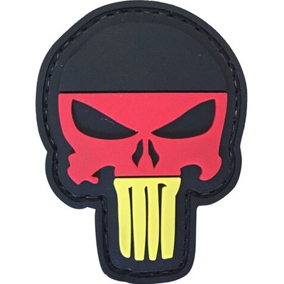 WARAGOD Nášivka 3D German Punisher 6x4.5cm