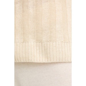 MM by Max Mara тениска тип пулове с яка дамска от лен RIVETTO (2616361018600)