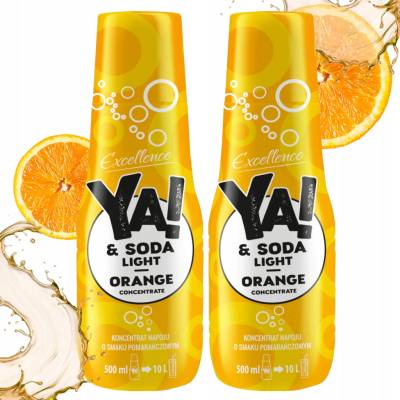 Ya!&Soda Pomeranč light bez cukru 2 x 0,5 l