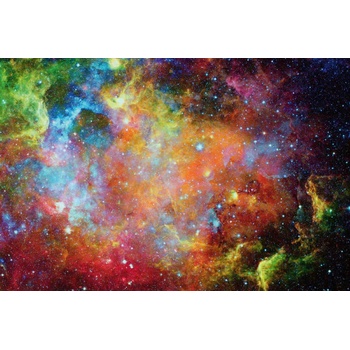 DIMEX ART s. r. o Флизелинов фототапет галактически елементи 375 x 250 см