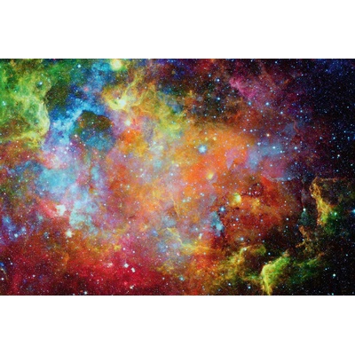 DIMEX ART Флизелинов фототапет галактически елементи 375 x 250 см