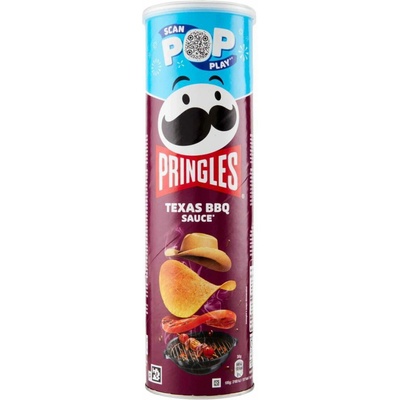 Pringles chipsy bbq 185 g