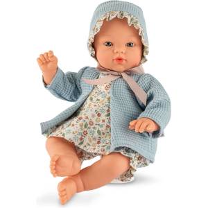 Asi Dolls Кукла-бебе Asi Dolls - Koke, с нежен комплект в небесносиньо, 36 cm (408361)