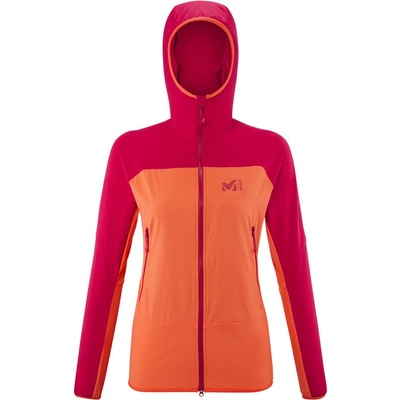 Millet Women Fusion XCS Hoodie Coral Chrome-Tango