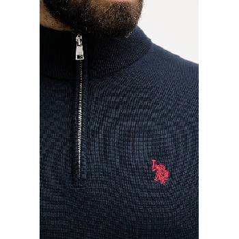 U. S. Polo Assn U. S. Polo Assn. пуловер мъжки памучен 1/4 ZIP NECK (MUP3938)
