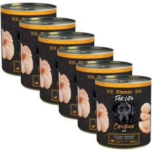 Fitmin Консерва Fitmin For Life CHICKEN пате 6 x 800 г