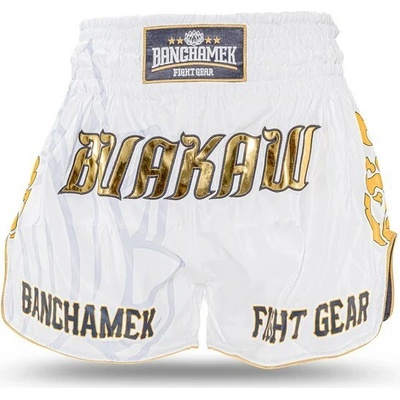 Buakaw Muay Thai trenky Buakaw bielo-zlaté