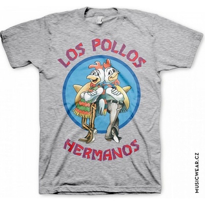 Breaking Bad tričko Los Pollos Hermanos grey – Zbozi.Blesk.cz