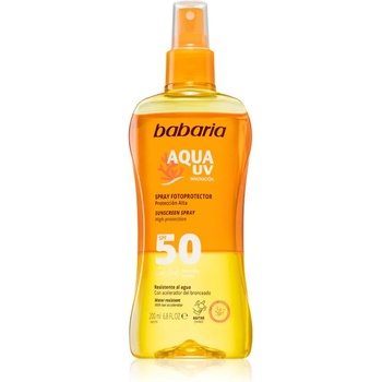 Image 1 of Babaria Sun Aqua UV слънцезащитен спрей SPF 50 200ml