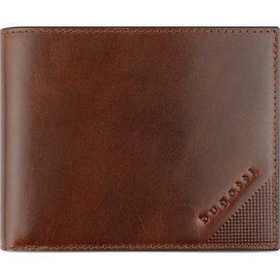 Bugatti pánská kožená RFID Nobile Wallet With Flap 49125407 koňaková