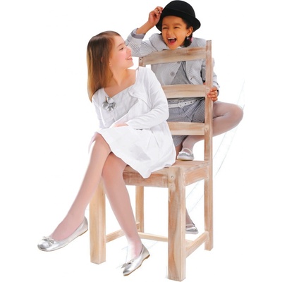 Knittex dívčí punčocháče Ala bílá