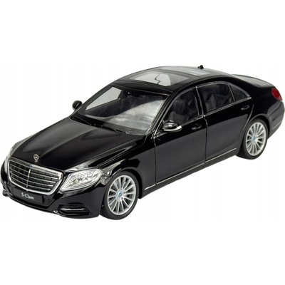 WELLY MERCEDES-BENZ S-KLASA W222 TŘÍDA S ČERNÝ NOVÝ KOVOVÝ MODEL 1:24