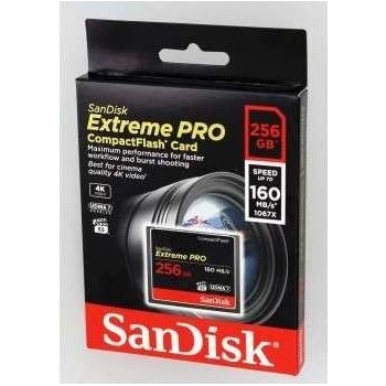 SanDisk Extreme Pro CompactFlash 256GB SDCFXPS-256G-X46