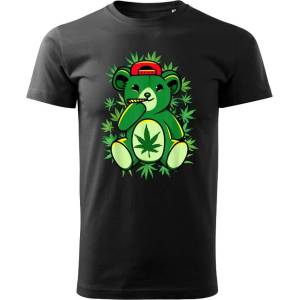  Тениска Bear Smoking Weed0705 SALE - , размер S