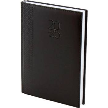 Бележник с дати термо с кант 14х20 cm Черен (2011018-08-42049700)