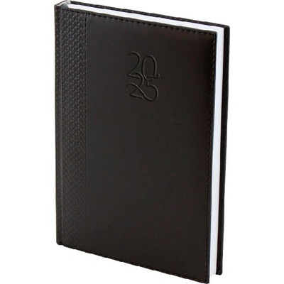 Бележник с дати термо с кант 14х20 cm Черен (2011018-08-42049700)