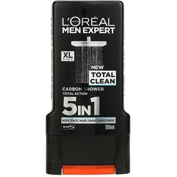 L'Oréal men expert мъжки душ гел, Total clean 5in1, 300мл