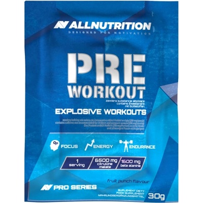 ALLNUTRITION Pre-Workout | Explosive Workouts [30 грама] Плодов Пунш