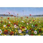 DIMEX ART Флизелинов фототапет картина - цъфтящо поле 375 x 250 см