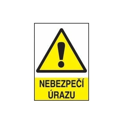 Nebezpečí úrazu, Plast A5
